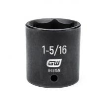 GearWrench 84515N - 1/2" Drive 6 Point Standard Impact Sockets