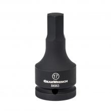 GearWrench 84963 - SKT IMP HEX BIT 3/4DR 17MM