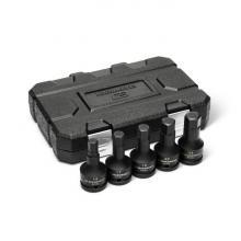 GearWrench 84968-06 - 5 Pc. 3/4" Drive Metric Impact Hex Bit Socket Set with Blow Mold Case