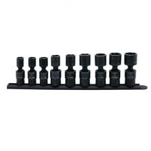 GearWrench 84978 - 9 Pc. 1/2" Drive 6 Point SAE X-Core™ Pinless Impact Universal Socket Set