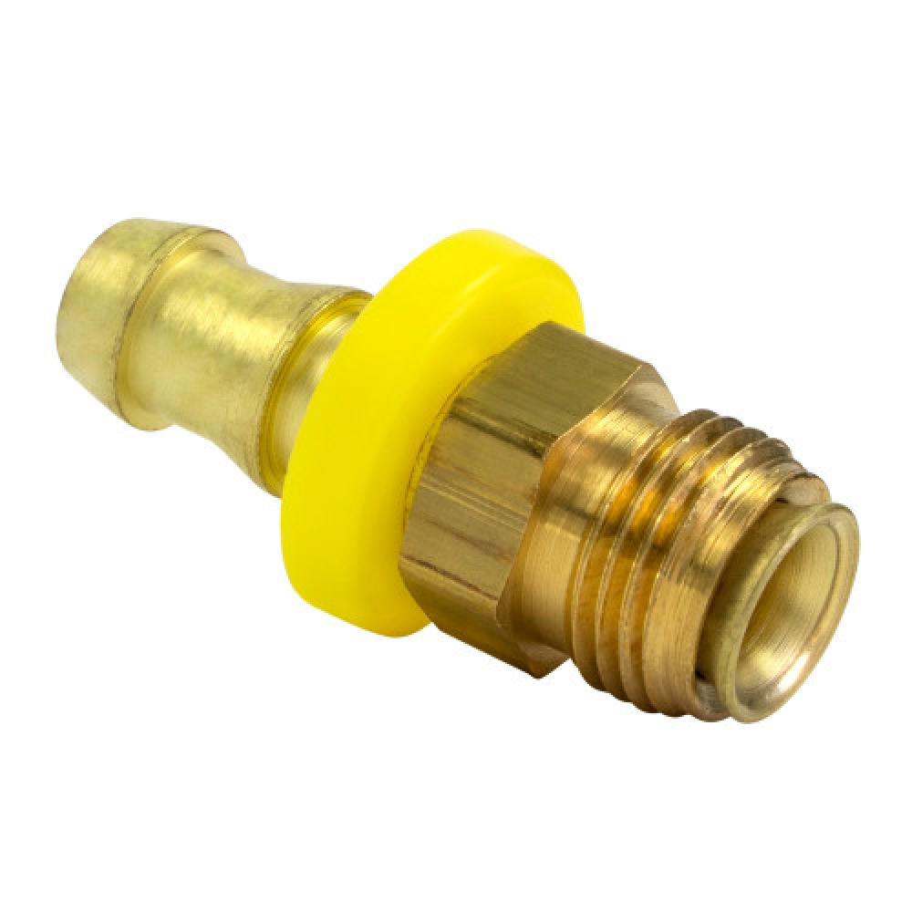 3/8&#34;x3/8&#34; Push-On Hose Ends w/Male Inverted Flare Swivel Brass<span class=' ItemWarning' style='display:block;'>Item is usually in stock, but we&#39;ll be in touch if there&#39;s a problem<br /></span>