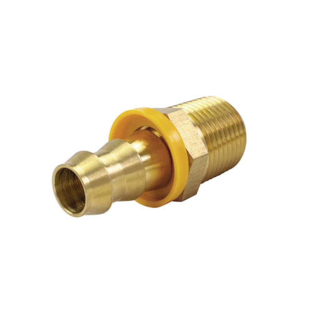 3/8&#34;x1/2&#34; Push-On Hose Ends w/Male Pipe Brass<span class=' ItemWarning' style='display:block;'>Item is usually in stock, but we&#39;ll be in touch if there&#39;s a problem<br /></span>