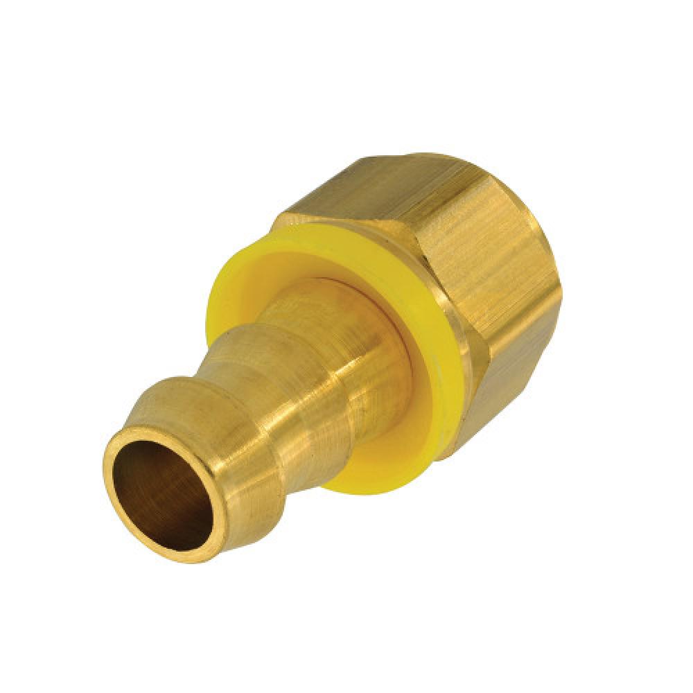 3/8&#34;x1/4&#34; Push-On Hose Ends w/Female Pipe Brass<span class=' ItemWarning' style='display:block;'>Item is usually in stock, but we&#39;ll be in touch if there&#39;s a problem<br /></span>