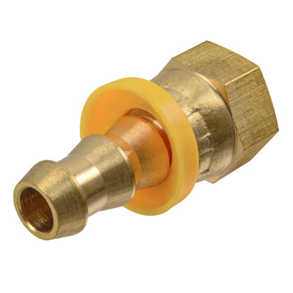 1/2&#34;x5/8&#34; Push-On Hose Ends w/Female SAE 45° Flare Swivel Brass<span class=' ItemWarning' style='display:block;'>Item is usually in stock, but we&#39;ll be in touch if there&#39;s a problem<br /></span>