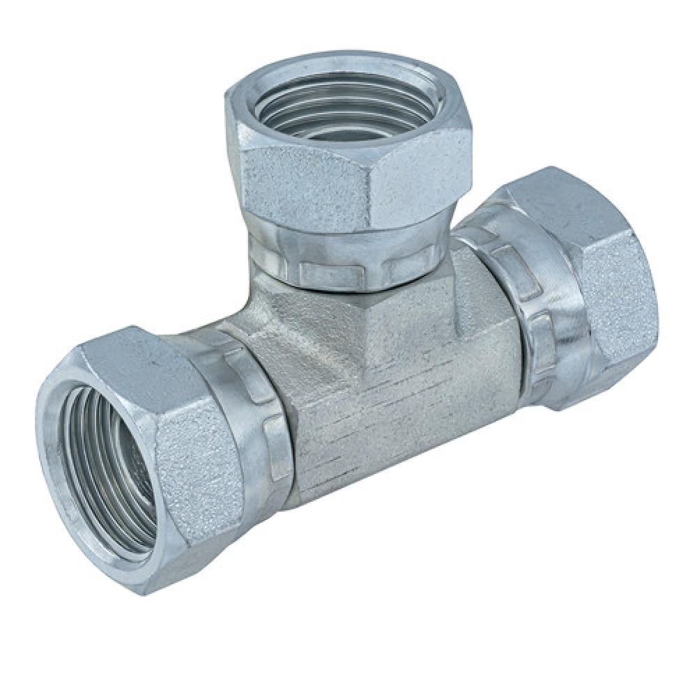 3/8&#34; Female Pipe Swivel Tee Steel<span class=' ItemWarning' style='display:block;'>Item is usually in stock, but we&#39;ll be in touch if there&#39;s a problem<br /></span>