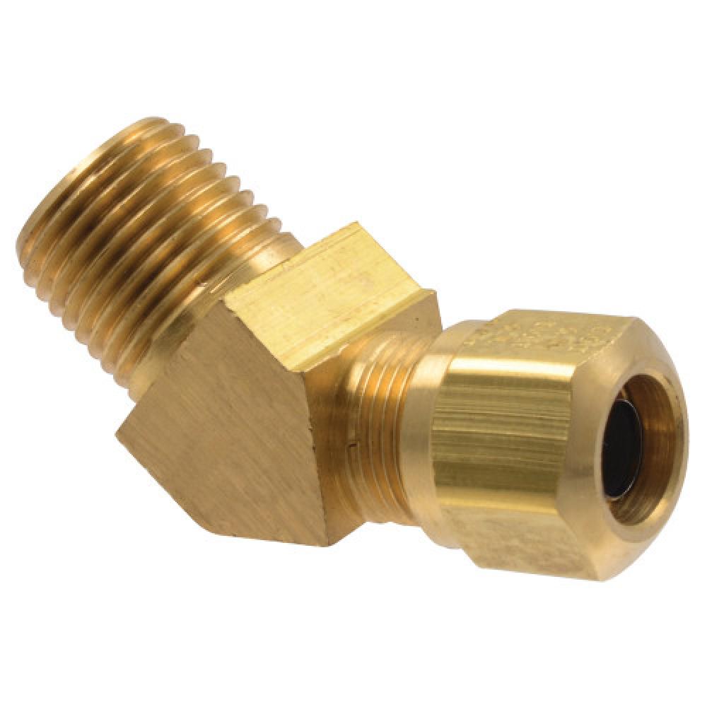 5/8&#34;x1/2&#34; D.O.T. Air Brake Male Elbow 45° Brass<span class=' ItemWarning' style='display:block;'>Item is usually in stock, but we&#39;ll be in touch if there&#39;s a problem<br /></span>