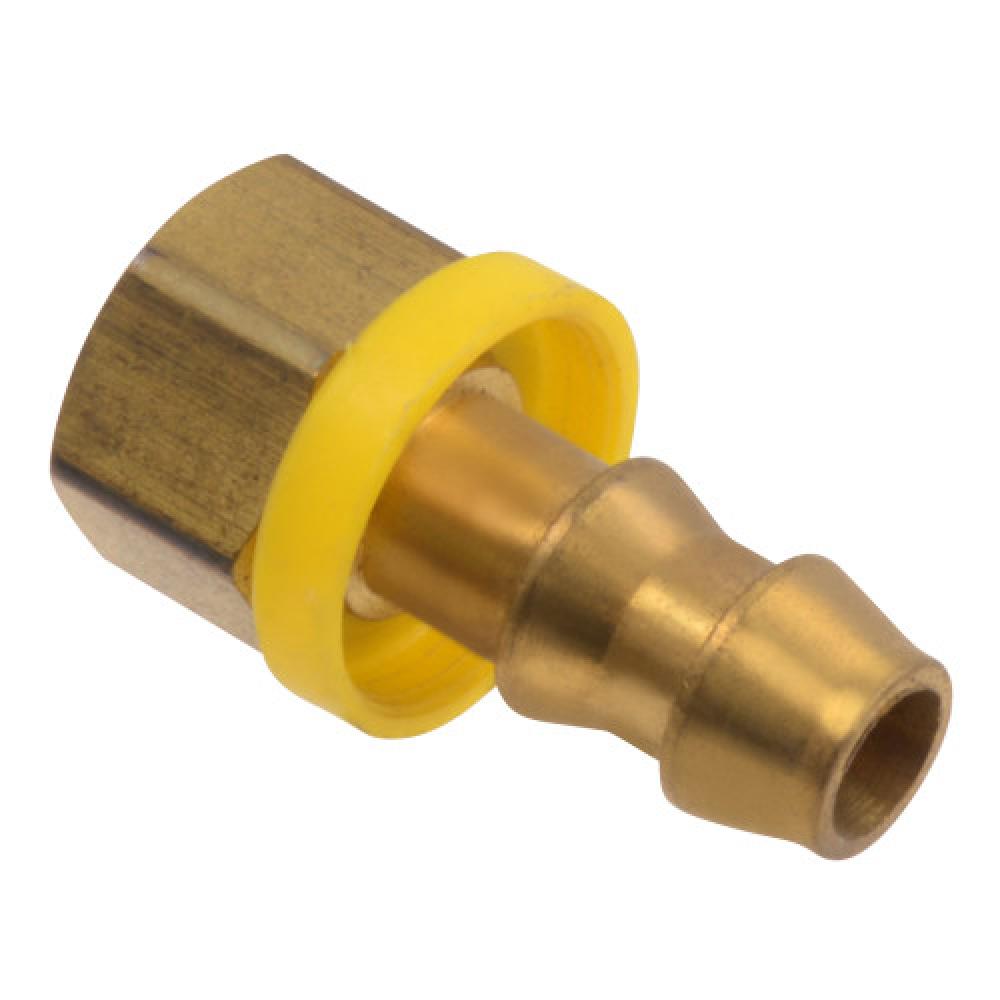 1/4&#34;x5/16&#34; Push-On Hose Ends w/Female Inverted Flare Brass<span class=' ItemWarning' style='display:block;'>Item is usually in stock, but we&#39;ll be in touch if there&#39;s a problem<br /></span>