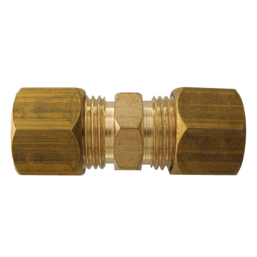 7/16&#34; Compression Union Brass<span class=' ItemWarning' style='display:block;'>Item is usually in stock, but we&#39;ll be in touch if there&#39;s a problem<br /></span>