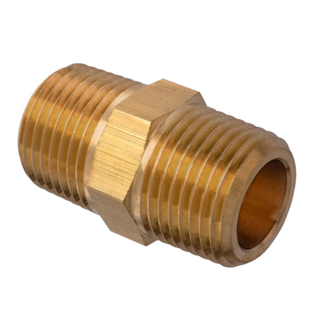 1/4&#34; Hex Pipe Nipple Brass<span class=' ItemWarning' style='display:block;'>Item is usually in stock, but we&#39;ll be in touch if there&#39;s a problem<br /></span>