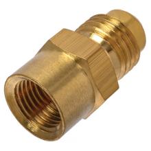 Paulin D46-4D - 1/4"x1/2" Flare Connector Brass