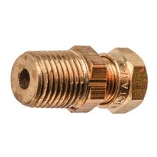 Paulin D1468-10C - 5/8"x3/8" D.O.T. Air Brake Male Connector Brass