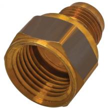 Paulin D47-6-4 - 3/8"x1/4" Flare Adaptor Brass