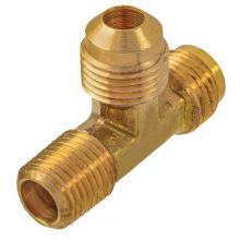 Paulin DF51-6D - 3/8"x1/2" Flare Tee Forged Brass