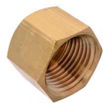 Paulin D108-C - 1/2"x1/2"x3/8" Pipe Cap Brass