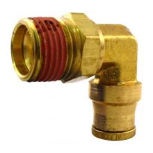 Paulin D7069S-6C - 3/8"x3/8" PTC Male Elbow 90° Swivel Brass