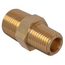 Paulin D122-CB - 3/8"x1/4" Hex Pipe Nipple Reducing Brass