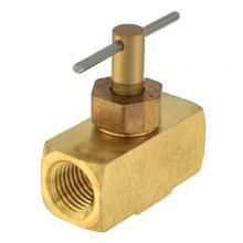 Paulin D18-B - 1/4" Needle Valve Straight Brass