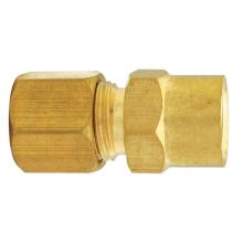 Paulin D66-6A - 3/8X1/8" Compression Connector Brass