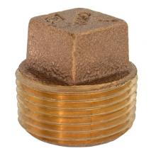 Paulin DC109-D - 1/2" Pipe Plug Square Head Cored Cast Brass