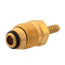 Paulin D2201-4 - 1/4" POL Hose Barb Brass