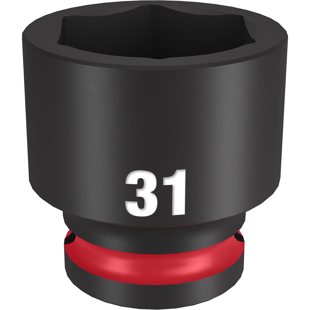 SHOCKWAVE™ Impact Duty™ 1/2&#34; Drive 31MM Standard 6 Point Socket<span class=' ItemWarning' style='display:block;'>Item is usually in stock, but we&#39;ll be in touch if there&#39;s a problem<br /></span>