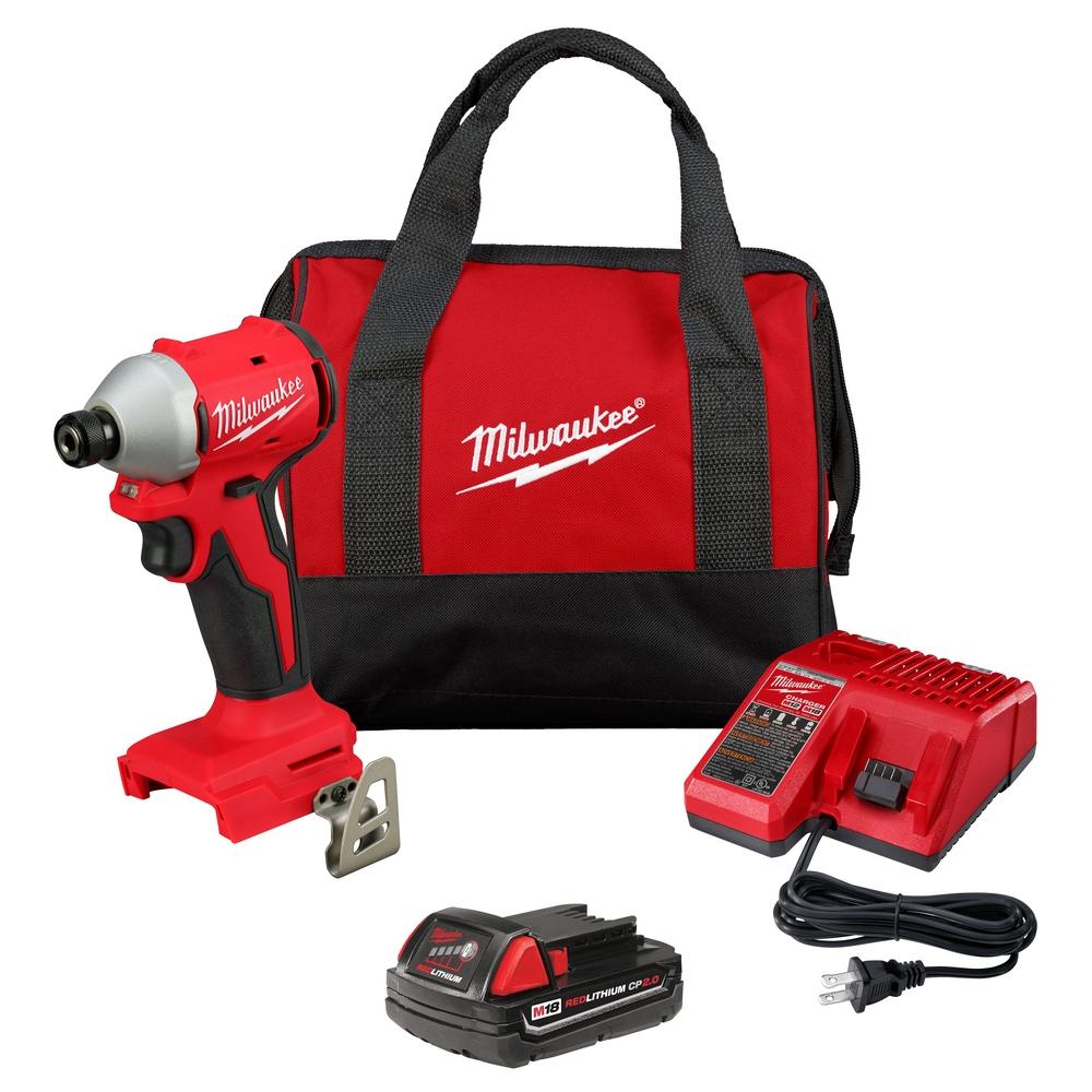 M18™ Compact Brushless 1/4&#34; Hex Impact Driver Kit<span class=' ItemWarning' style='display:block;'>Item is usually in stock, but we&#39;ll be in touch if there&#39;s a problem<br /></span>