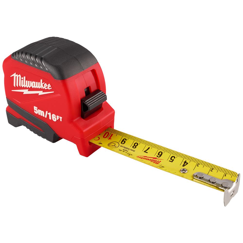 5m/16ft Compact Tape Measure<span class=' ItemWarning' style='display:block;'>Item is usually in stock, but we&#39;ll be in touch if there&#39;s a problem<br /></span>