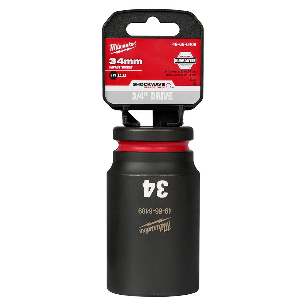 SHOCKWAVE™ Impact Duty™ 3/4&#34; Drive 34MM Deep 6 Point Socket<span class=' ItemWarning' style='display:block;'>Item is usually in stock, but we&#39;ll be in touch if there&#39;s a problem<br /></span>