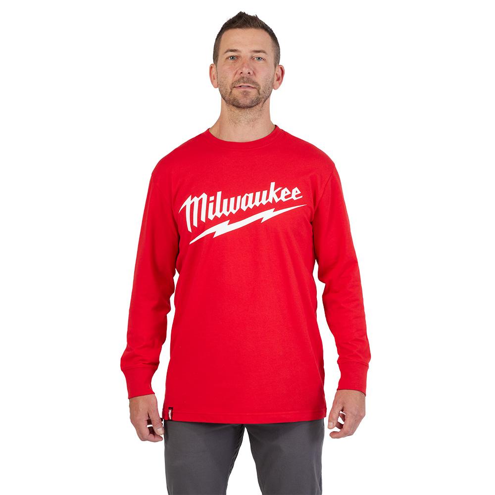 Heavy Duty T-Shirt - Long Sleeve Logo Red S<span class=' ItemWarning' style='display:block;'>Item is usually in stock, but we&#39;ll be in touch if there&#39;s a problem<br /></span>