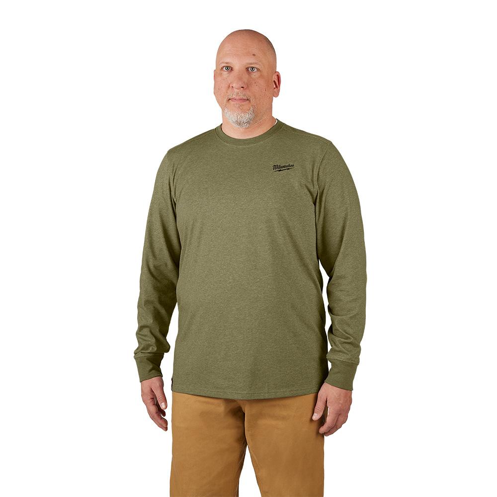 FREEFLEX™ Hybrid Work Tee - Long Sleeve - Green XL<span class=' ItemWarning' style='display:block;'>Item is usually in stock, but we&#39;ll be in touch if there&#39;s a problem<br /></span>