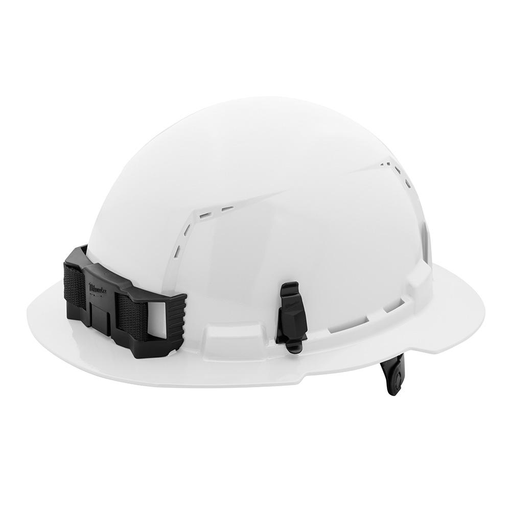 White Full Brim Vented Hard Hat w/6pt Ratcheting Suspension - Type 1, Class C<span class=' ItemWarning' style='display:block;'>Item is usually in stock, but we&#39;ll be in touch if there&#39;s a problem<br /></span>