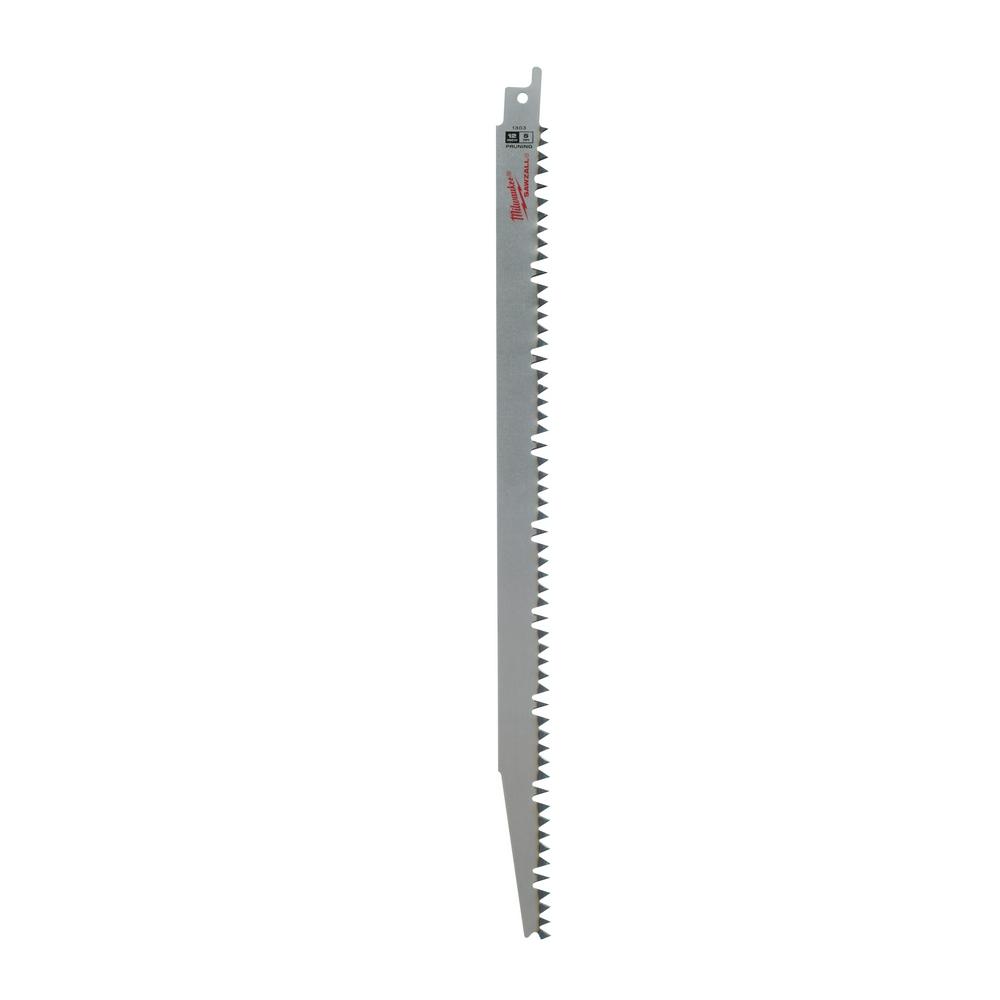 12 in. 5 TPI Pruning SAWZALL® Blade<span class=' ItemWarning' style='display:block;'>Item is usually in stock, but we&#39;ll be in touch if there&#39;s a problem<br /></span>