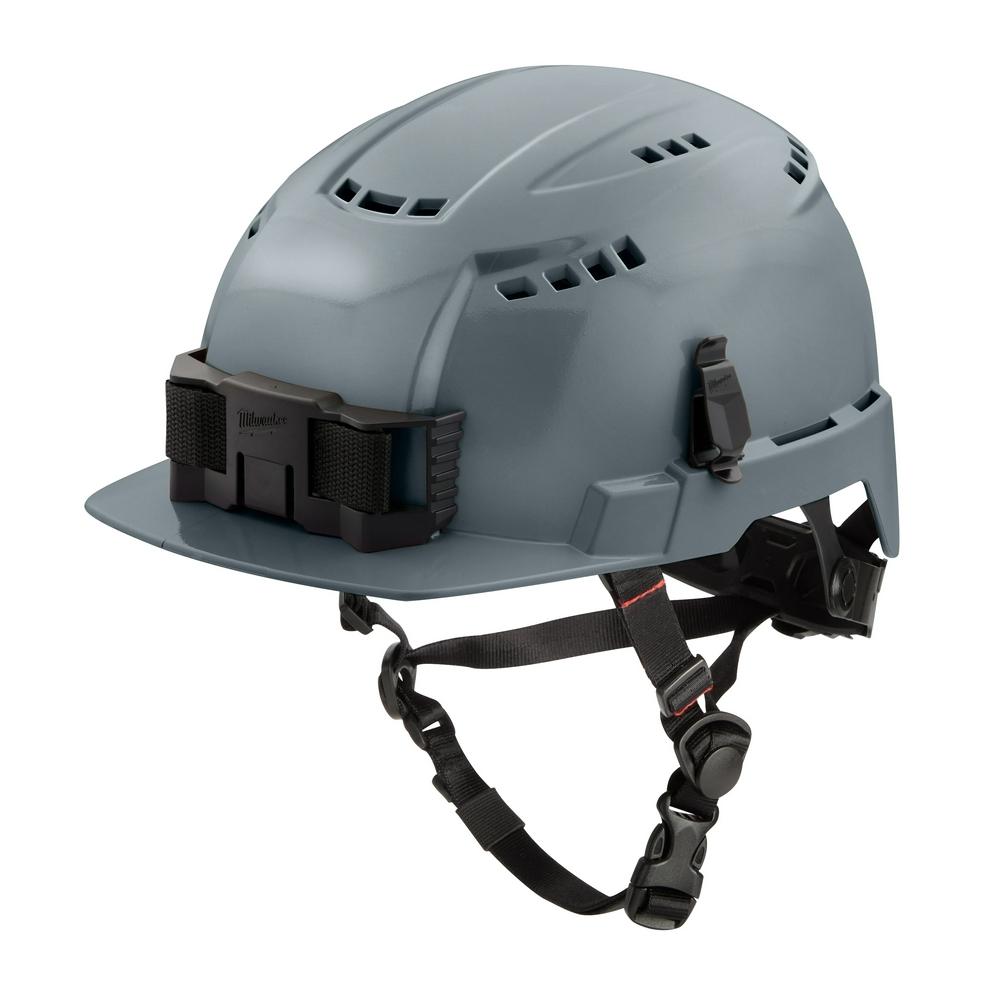 Gray Front Brim Vented Helmet with BOLT™ - Type 2, Class C<span class=' ItemWarning' style='display:block;'>Item is usually in stock, but we&#39;ll be in touch if there&#39;s a problem<br /></span>