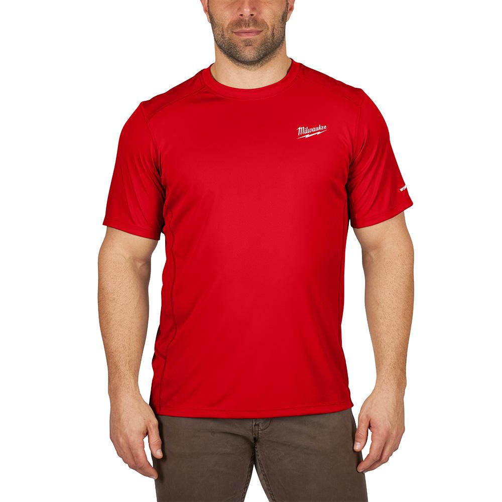 WORKSKIN™ Lightweight Performance Shirt - Short Sleeve - Red L<span class=' ItemWarning' style='display:block;'>Item is usually in stock, but we&#39;ll be in touch if there&#39;s a problem<br /></span>