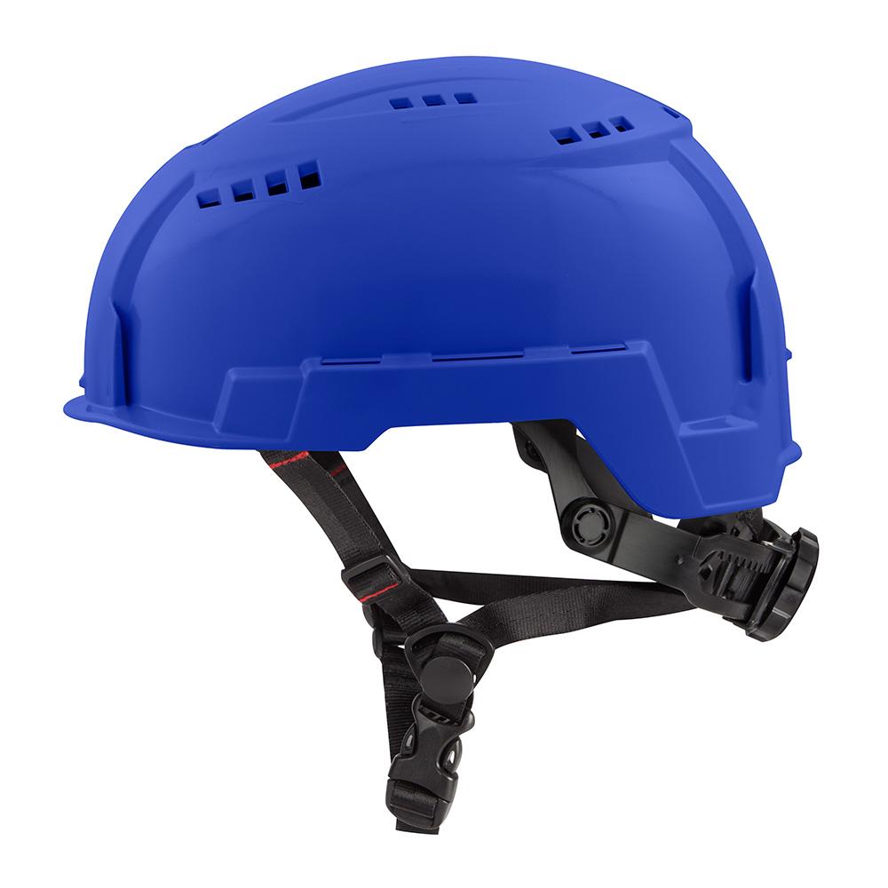 Blue Vented Safety Helmet (USA) - Type 2, Class C<span class=' ItemWarning' style='display:block;'>Item is usually in stock, but we&#39;ll be in touch if there&#39;s a problem<br /></span>