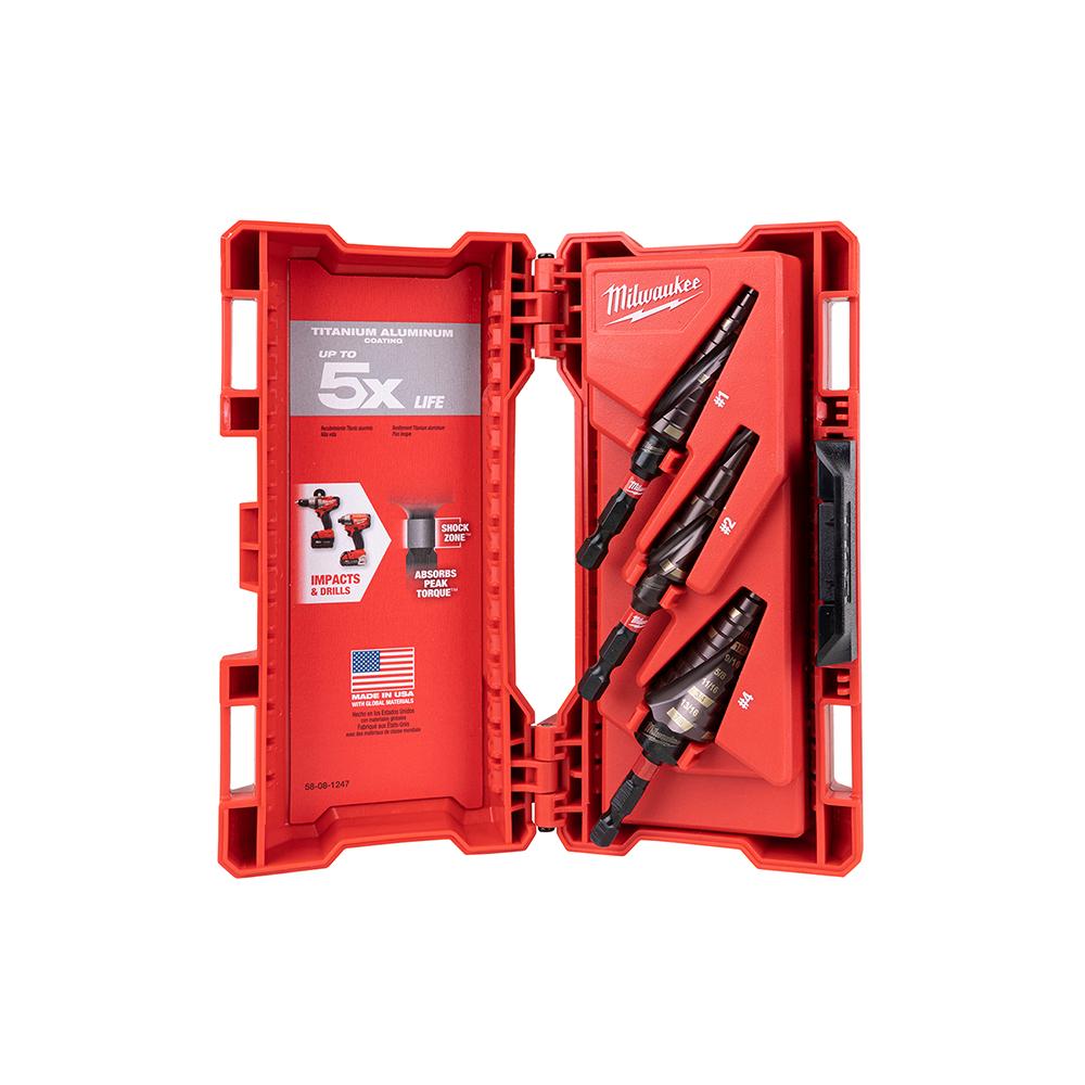 SHOCKWAVE™ Impact Duty™ Step Bit Electrician Set (#1, #4, #9)<span class=' ItemWarning' style='display:block;'>Item is usually in stock, but we&#39;ll be in touch if there&#39;s a problem<br /></span>