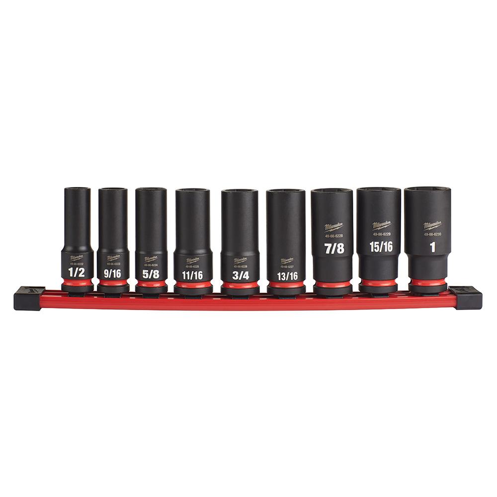 9PC SHOCKWAVE™ Impact Duty™ 1/2&#34; Drive SAE Deep 6 Point Socket Set<span class=' ItemWarning' style='display:block;'>Item is usually in stock, but we&#39;ll be in touch if there&#39;s a problem<br /></span>