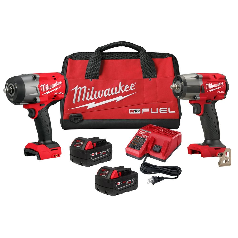 M18 FUEL™ 1/2&#34; HTIW & 3/8&#34; MTIW Automotive Combo Kit<span class=' ItemWarning' style='display:block;'>Item is usually in stock, but we&#39;ll be in touch if there&#39;s a problem<br /></span>