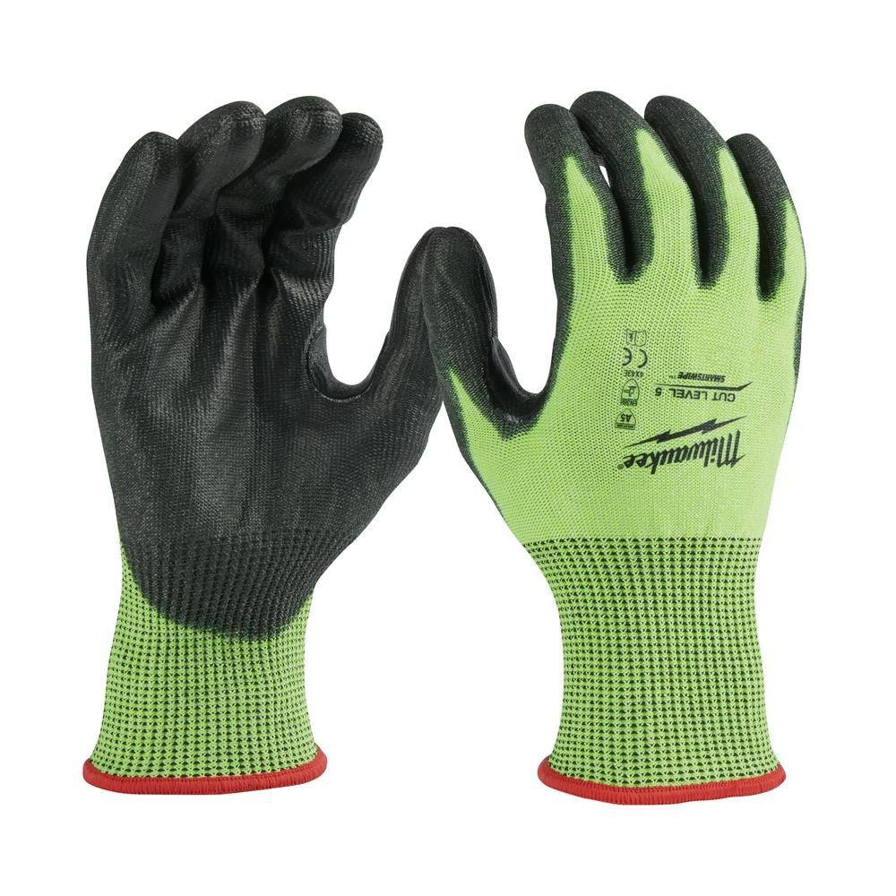 High Visibility Cut Level 5 Polyurethane Dipped Gloves - L<span class=' ItemWarning' style='display:block;'>Item is usually in stock, but we&#39;ll be in touch if there&#39;s a problem<br /></span>