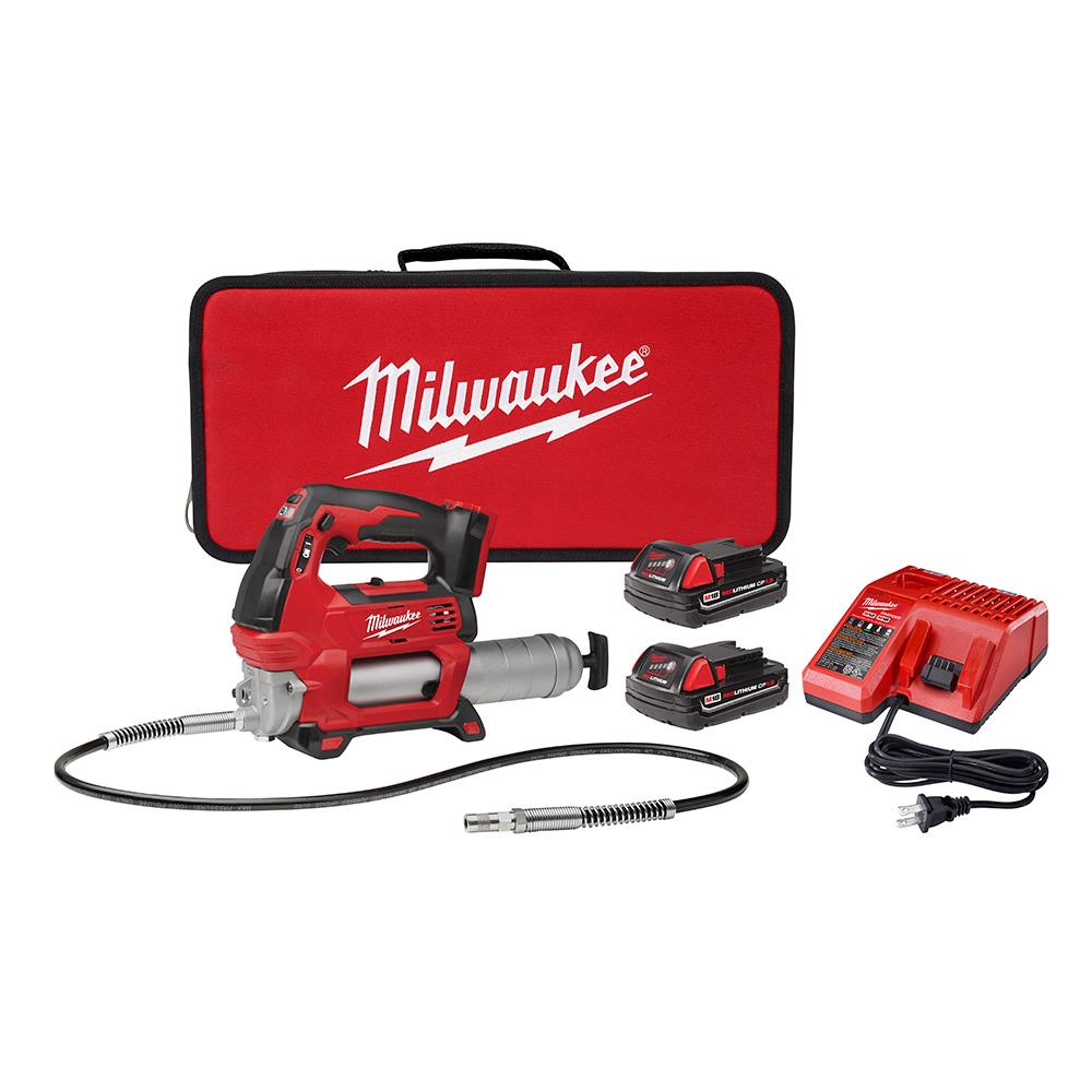 M18™ 2-Speed Grease Gun 2CT Kit<span class=' ItemWarning' style='display:block;'>Item is usually in stock, but we&#39;ll be in touch if there&#39;s a problem<br /></span>