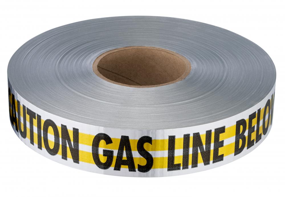 THORTEC® Premium Detectable Tape-Gas Line<span class=' ItemWarning' style='display:block;'>Item is usually in stock, but we&#39;ll be in touch if there&#39;s a problem<br /></span>