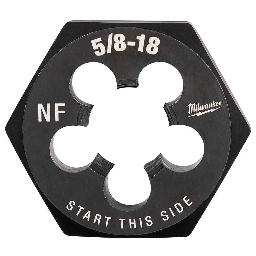 5/8&#34;-18 NF 1-7/16&#34; Hex Threading Die<span class=' ItemWarning' style='display:block;'>Item is usually in stock, but we&#39;ll be in touch if there&#39;s a problem<br /></span>