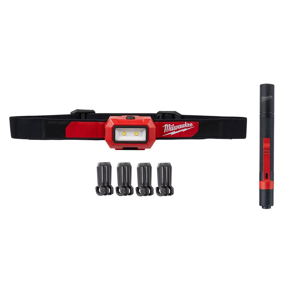 Milwaukee Headlamp & Penlight Kit<span class=' ItemWarning' style='display:block;'>Item is usually in stock, but we&#39;ll be in touch if there&#39;s a problem<br /></span>