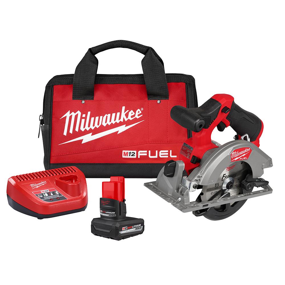 M12 FUEL™ 5-3/8” Circular Saw Kit<span class=' ItemWarning' style='display:block;'>Item is usually in stock, but we&#39;ll be in touch if there&#39;s a problem<br /></span>