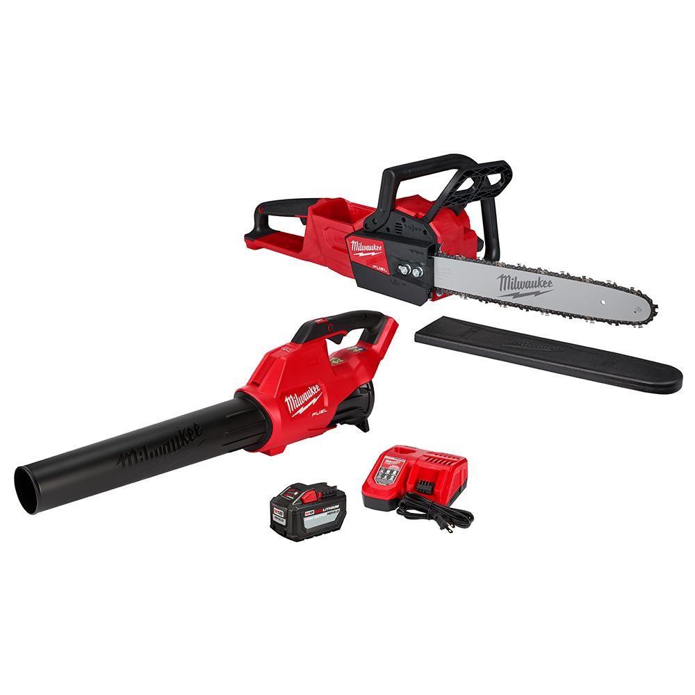 M18 FUEL™ 16 in. Chainsaw Kit with Blower<span class=' ItemWarning' style='display:block;'>Item is usually in stock, but we&#39;ll be in touch if there&#39;s a problem<br /></span>