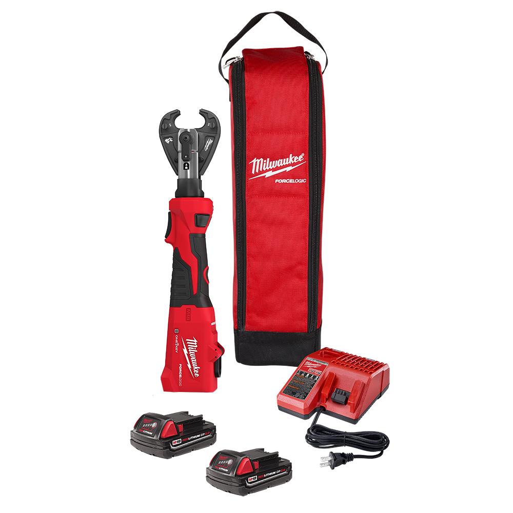 M18™ FORCE LOGIC™ 6T Linear Utility Crimper Kit w/ Snub Nose Jaw<span class=' ItemWarning' style='display:block;'>Item is usually in stock, but we&#39;ll be in touch if there&#39;s a problem<br /></span>