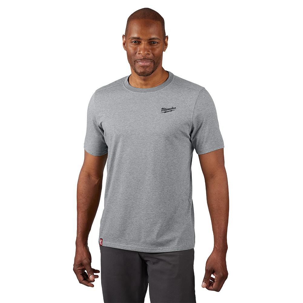 FREEFLEX™ Hybrid Work Tee - Short Sleeve - Gray 2X<span class=' ItemWarning' style='display:block;'>Item is usually in stock, but we&#39;ll be in touch if there&#39;s a problem<br /></span>