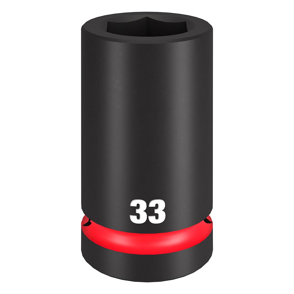 SHOCKWAVE Impact Duty™ 1&#34; Drive 33mm Deep 6 Point Socket<span class=' ItemWarning' style='display:block;'>Item is usually in stock, but we&#39;ll be in touch if there&#39;s a problem<br /></span>