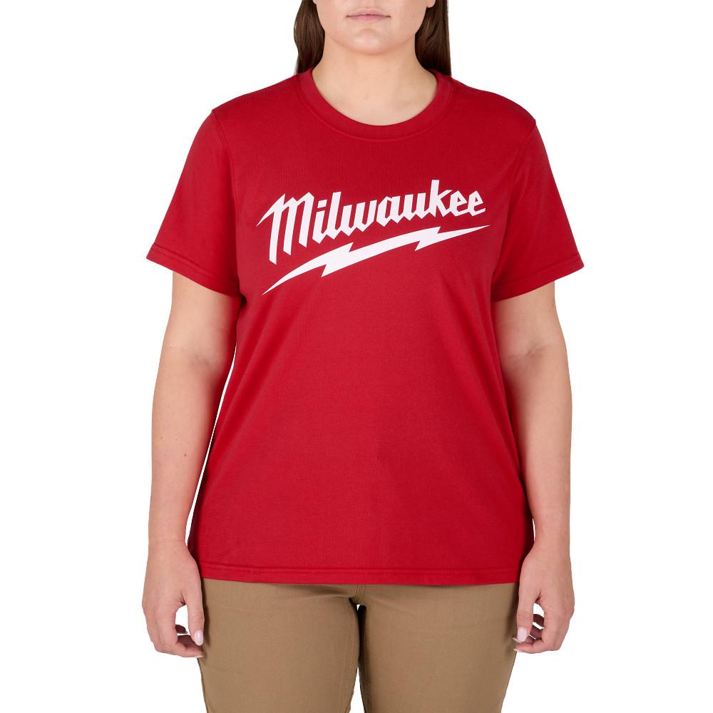 Women&#39;s GRIDIRON™ Logo Tee - Short Sleeve Red S<span class=' ItemWarning' style='display:block;'>Item is usually in stock, but we&#39;ll be in touch if there&#39;s a problem<br /></span>