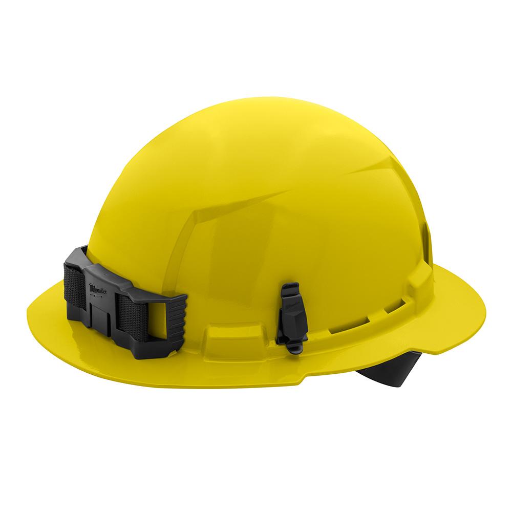 Yellow Full Brim Hard Hat w/4pt Ratcheting Suspension - Type 1, Class E<span class=' ItemWarning' style='display:block;'>Item is usually in stock, but we&#39;ll be in touch if there&#39;s a problem<br /></span>